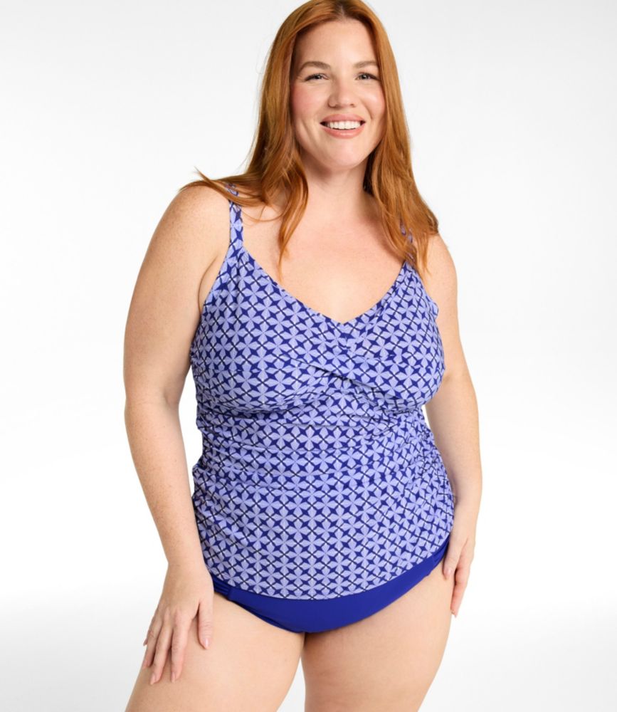 Women's Slimming Swimwear, Tankini Top Print Swimwear at L.L.Bean