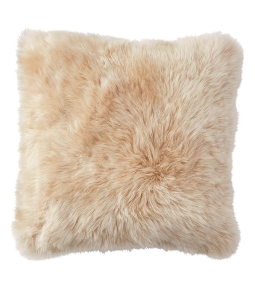 Sheepskin Throw Pillow, 14" x 14" Throw Pillows at L.L.Bean