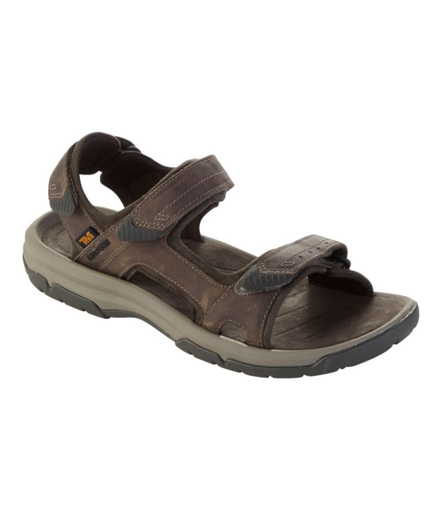Men's Teva Langdon Leather Sandals Sandals at L.L.Bean