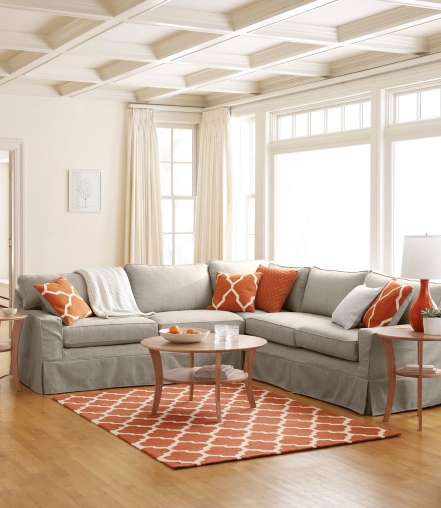 Portland Sectional Sofa and Slipcover