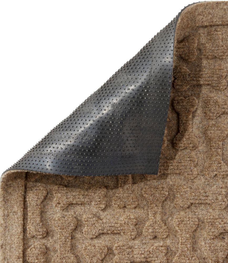 Recycled Waterhog Dog Mat, Herringbone Bowls & Mats at L.L.Bean