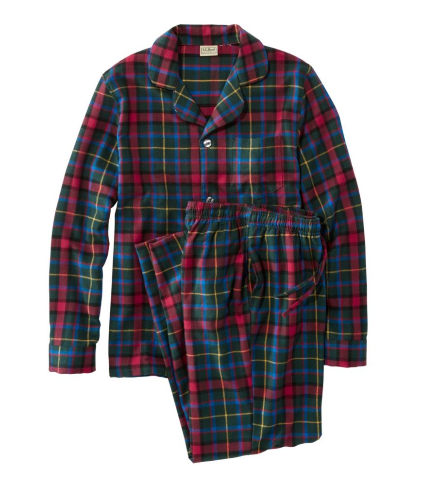Men's Scotch Plaid Flannel Pajamas
