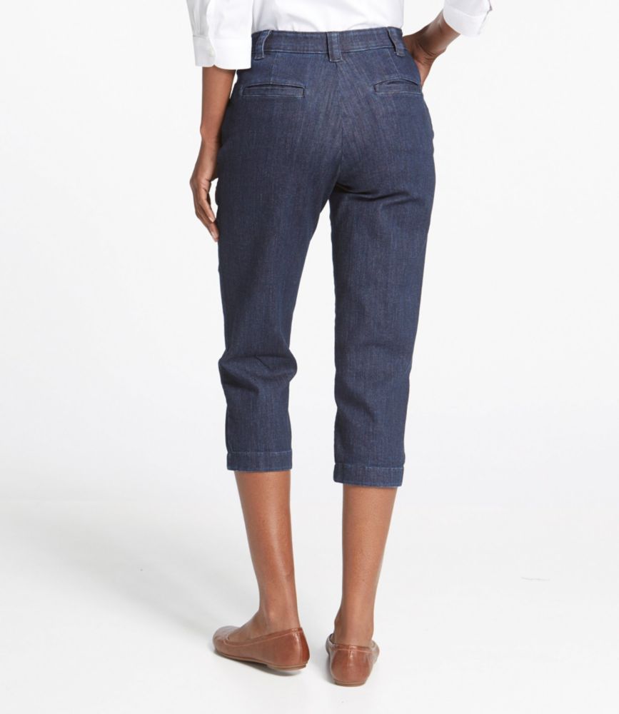 Women's EasyStretch Pants, Cropped Denim at L.L.Bean