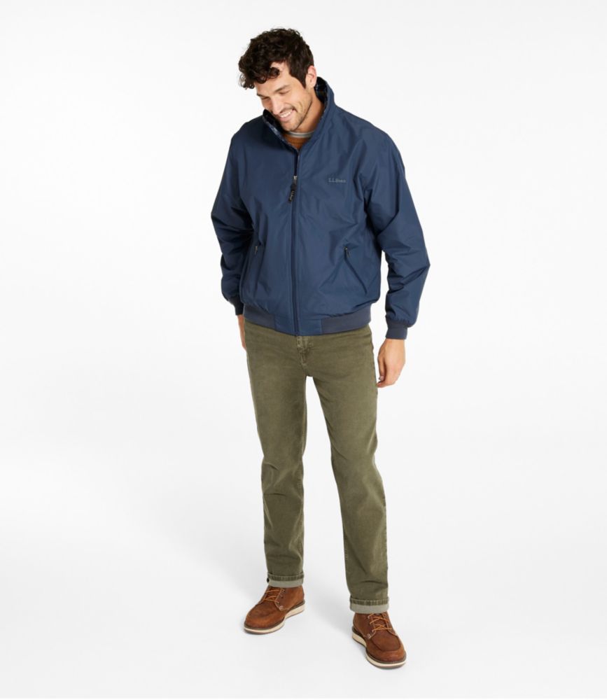 Men's WarmUp Jacket, FlannelLined Insulated Jackets at L.L.Bean