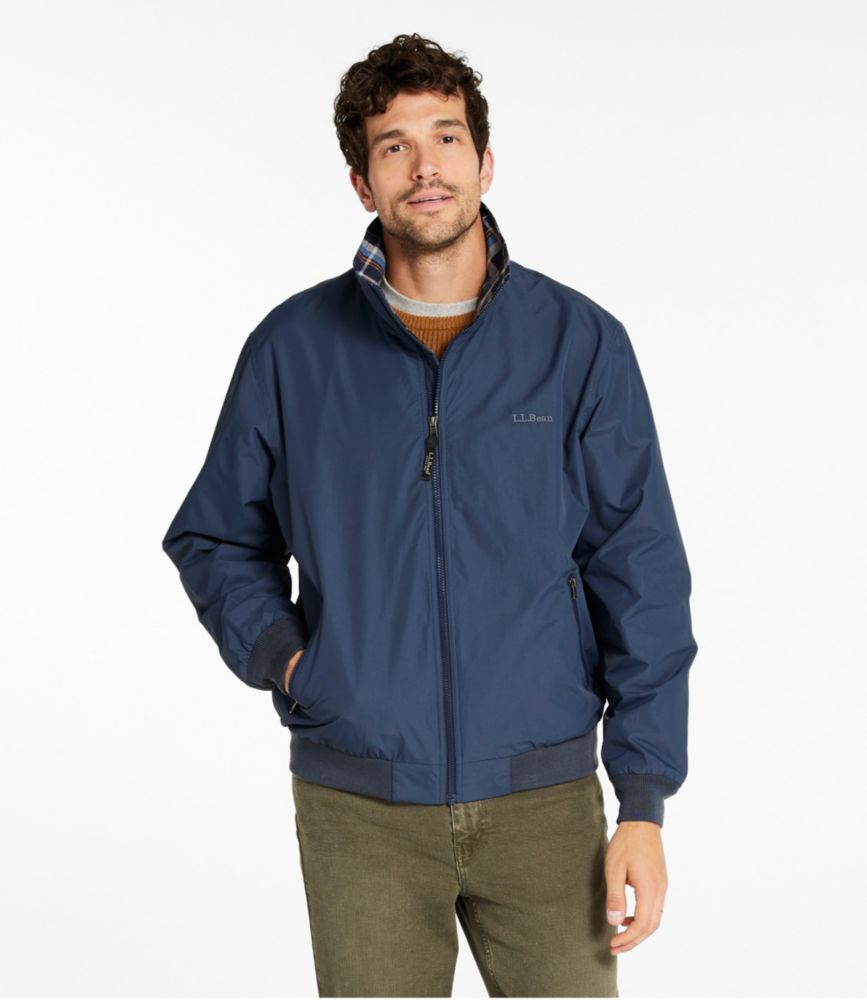 Men's WarmUp Jacket, FlannelLined at L.L.Bean