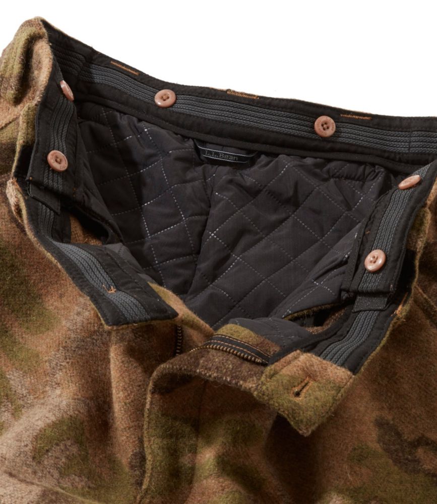 Men’s Maine Guide Wool Pants with PrimaLoft, Camouflage Pants & Bibs