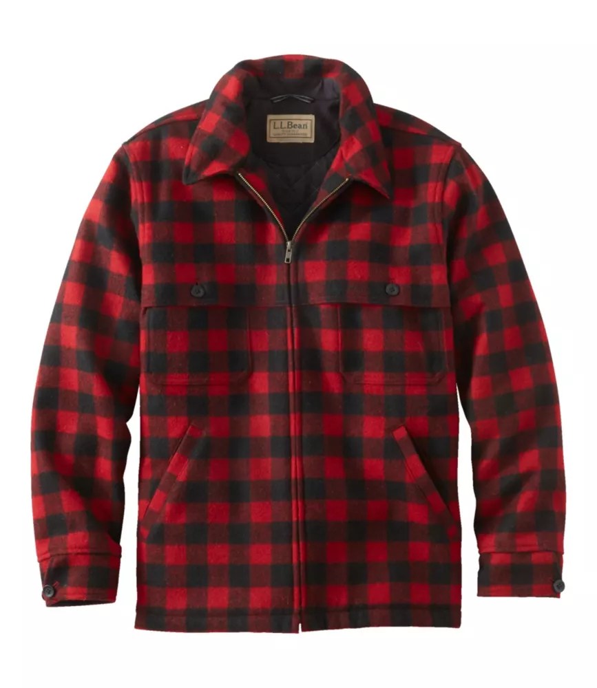 Men's Maine Guide ZipFront JacShirt with PrimaLoft, Plaid