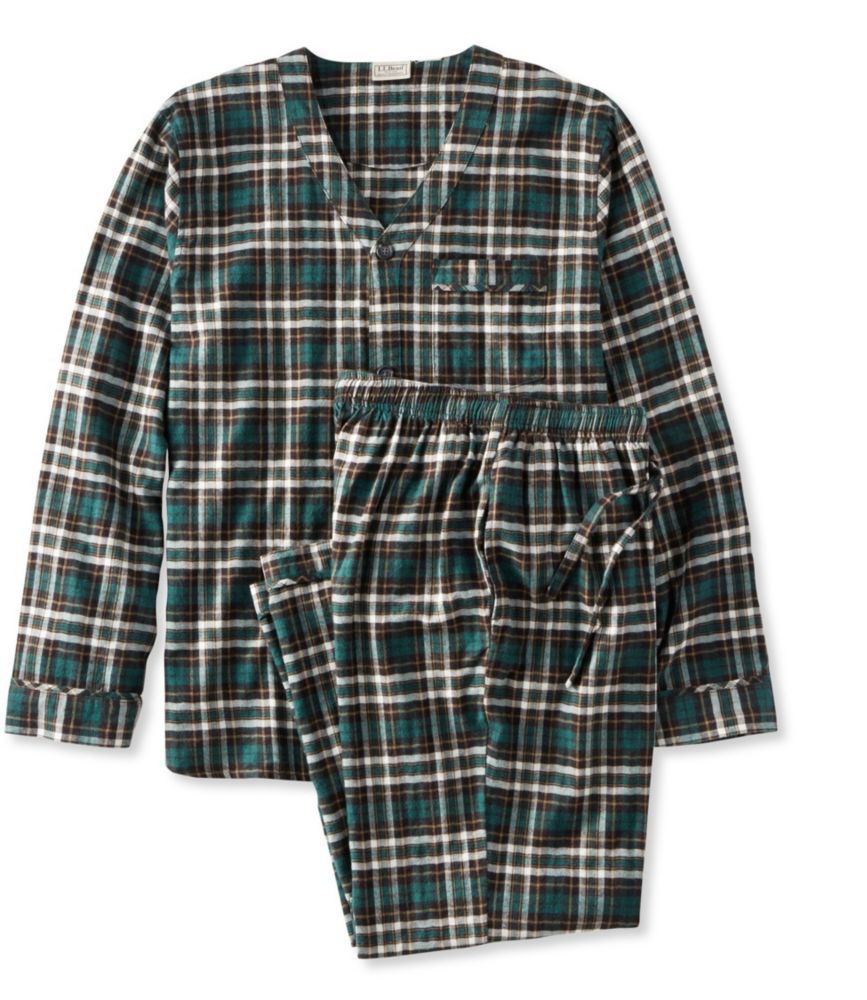 L.L.Bean Cotton/Wool Pajamas, Plaid