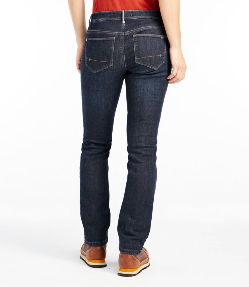 Women's L.L.Bean Performance Stretch Jeans, Lined at L.L.Bean