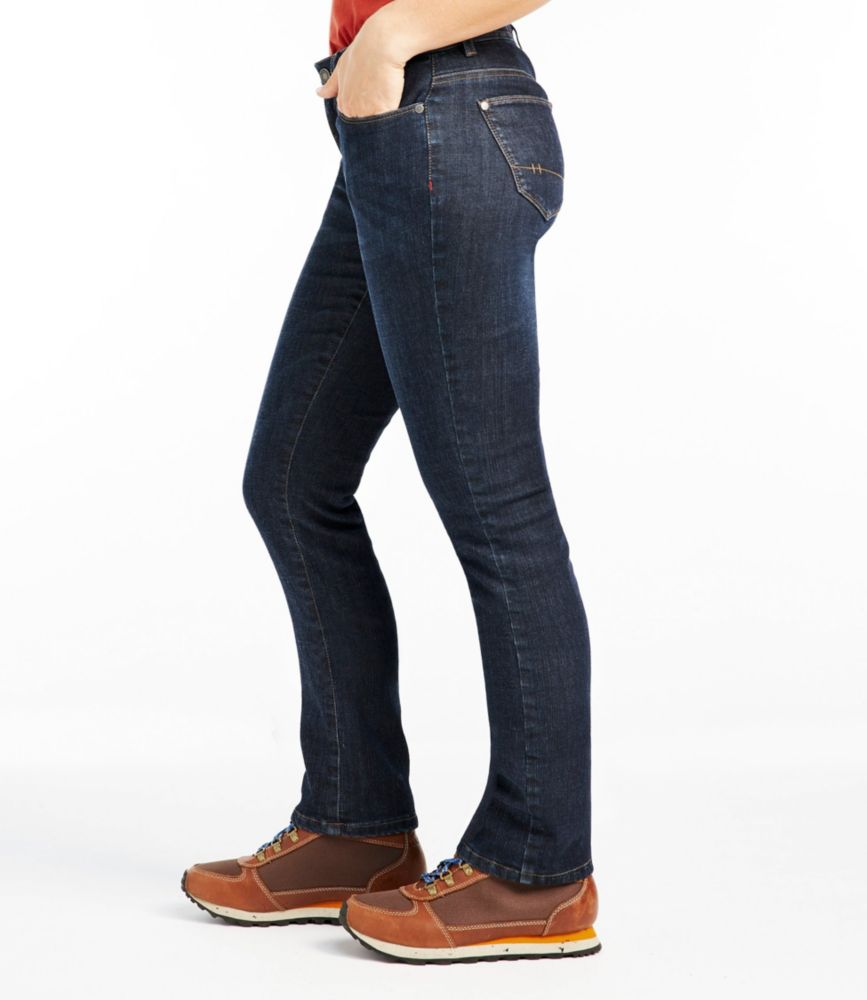 Women's L.L.Bean Performance Stretch Jeans, Lined at L.L.Bean