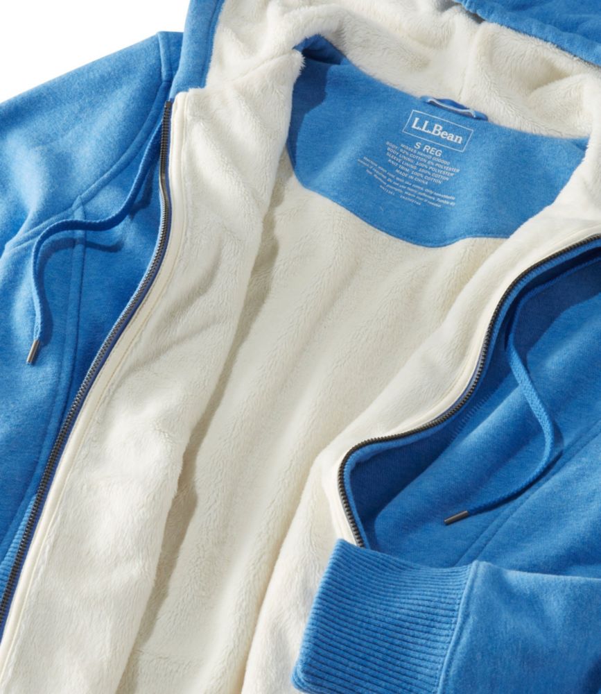 Women',s SweaterTrimmed SherpaLined Hoodie