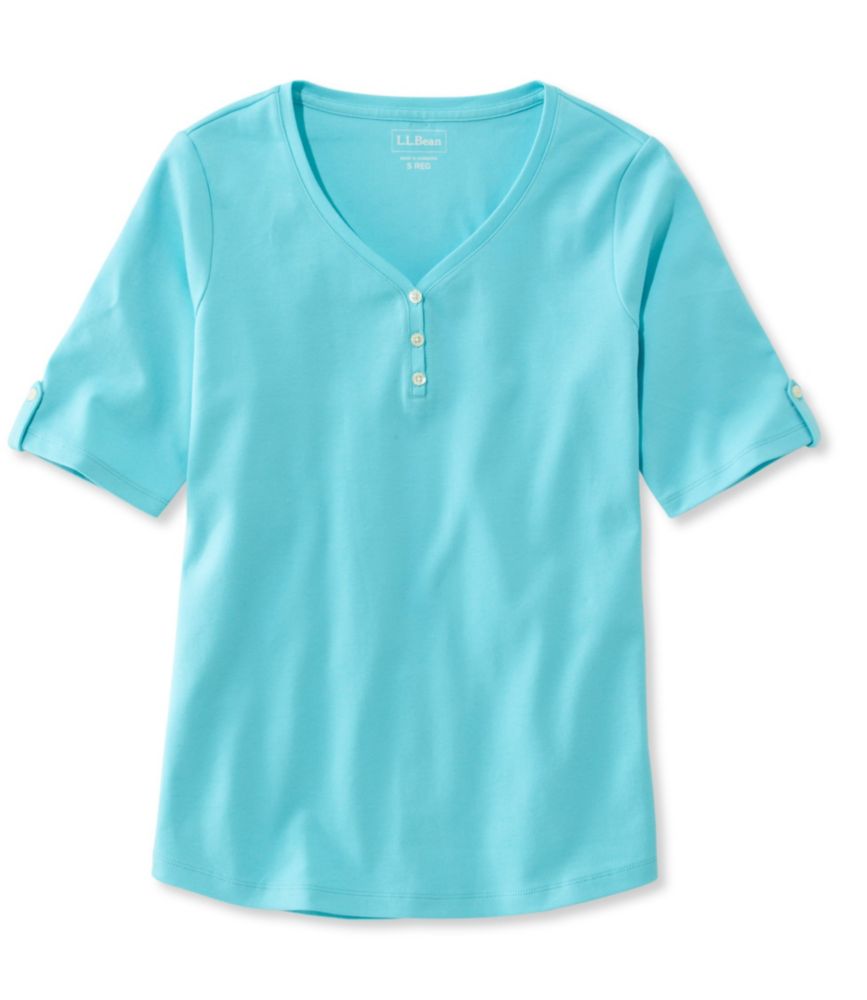 Women's L.L.Bean Tee, ElbowSleeve Henley