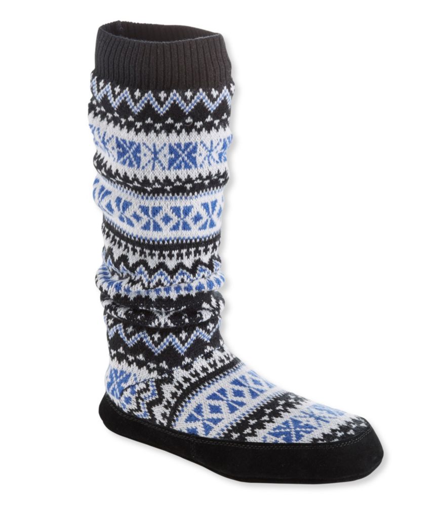 Women's L.L.Bean Slipper Socks, Tall Knit Slippers at L.L.Bean