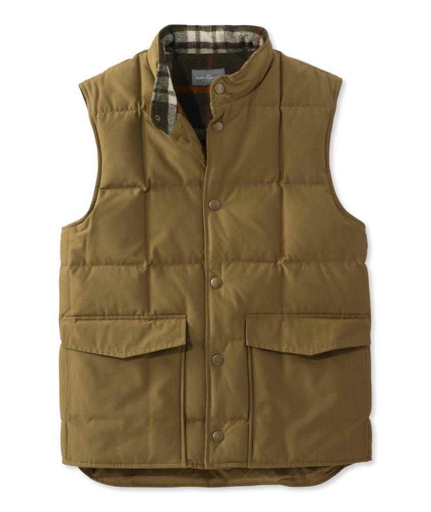 Men's Signature Quilted Vest, WoolLined Men's at L.L.Bean