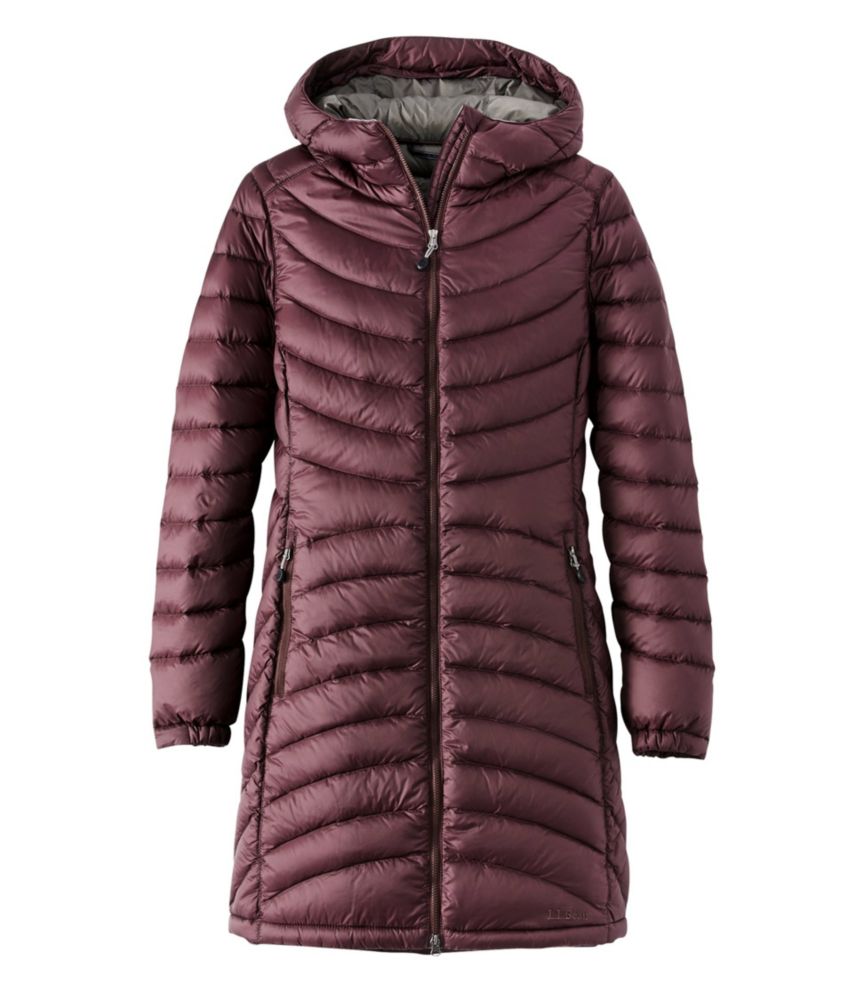 Women's Ultralight 850 Down Hooded Coat at L.L.Bean