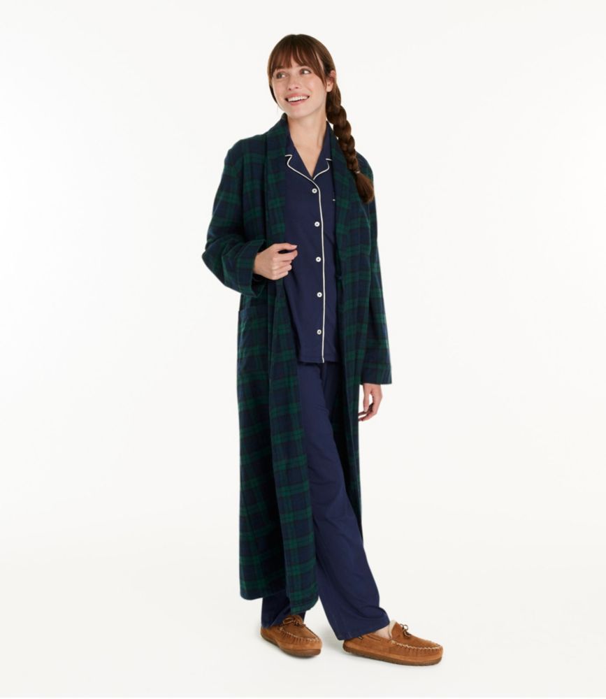 Women's Scotch Plaid Flannel Robe Robes at L.L.Bean