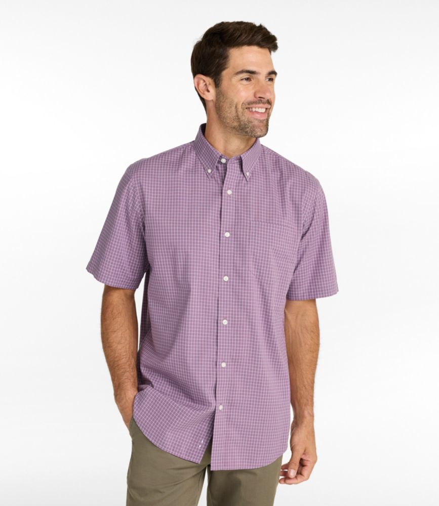 Men's WrinkleFree Kennebunk Sport Shirt, Traditional Fit ShortSleeve