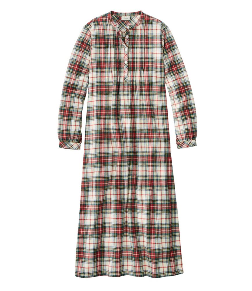 Women's Scotch Plaid Flannel Nightgown