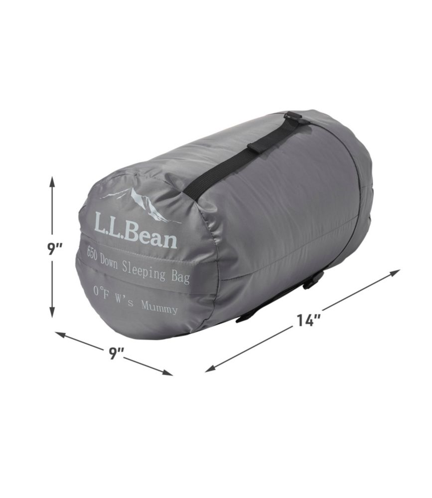 Women's L.L.Bean Down Sleeping Bag with DownTek, Mummy 0° Sleeping