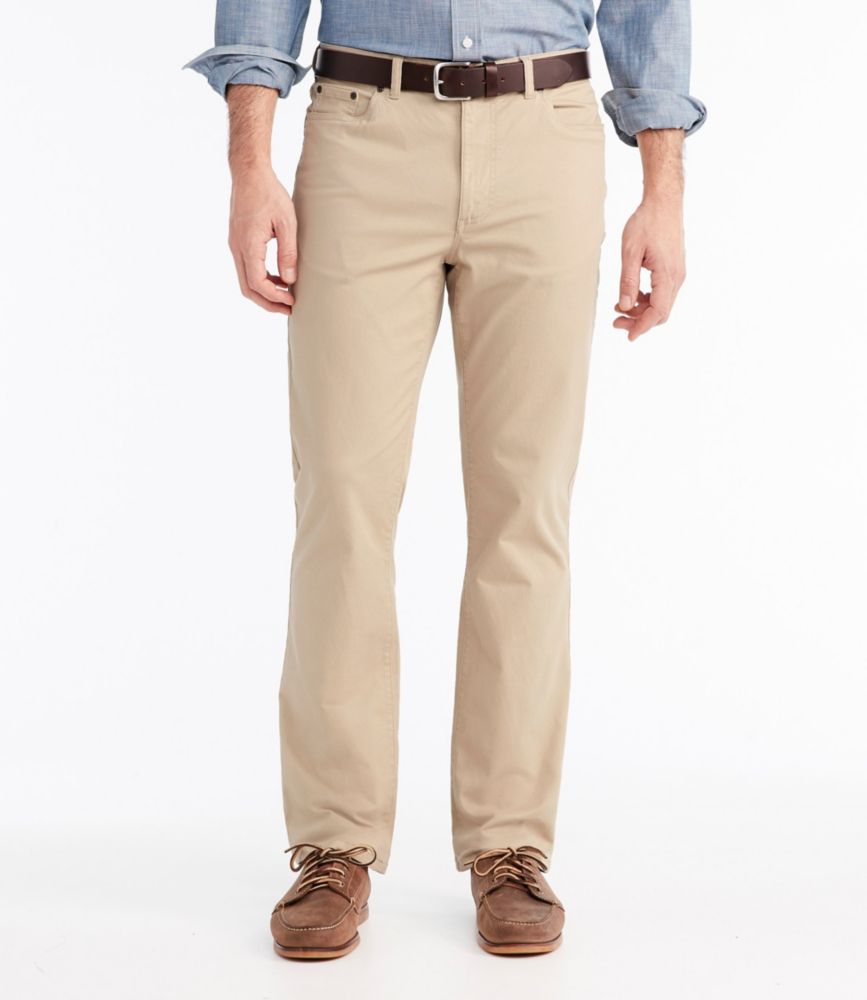 Men's Lakewashed FivePocket Stretch Khakis, Standard Fit Pants