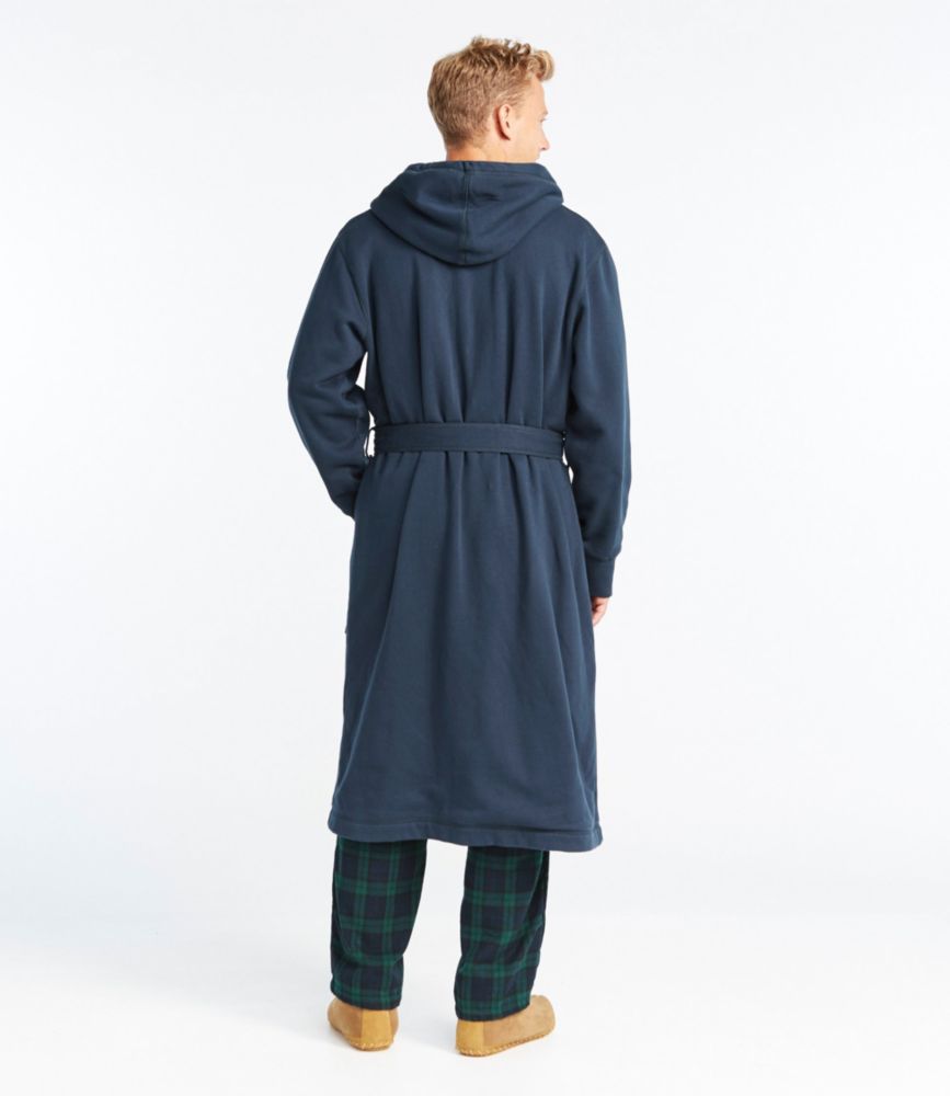 Men's Rugby Robe, FlannelLined, Hooded Robes at L.L.Bean