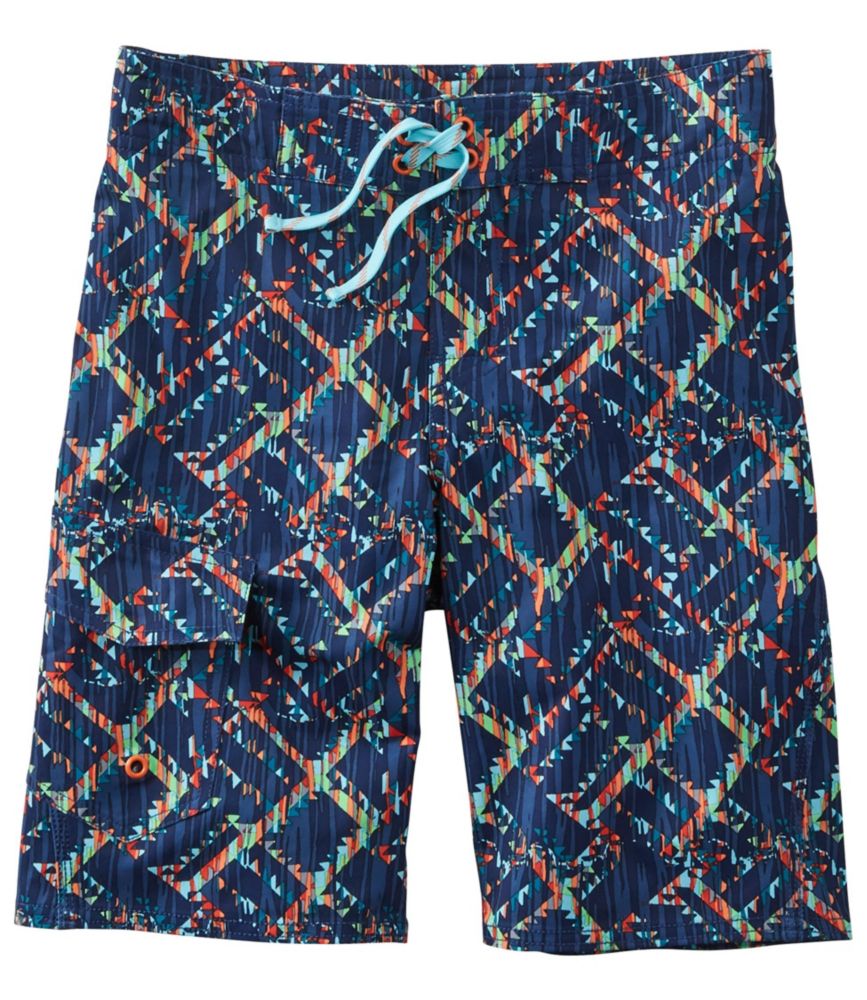 Boys' Riptide Stretch Board Shorts, Print Swimwear at L.L.Bean