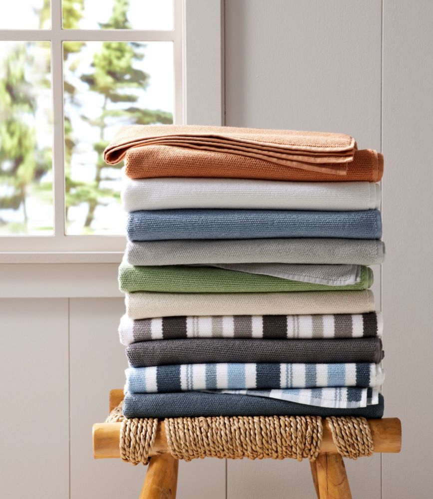 Organic Textured Cotton Towel Set Bath & Beach Towels at L.L.Bean