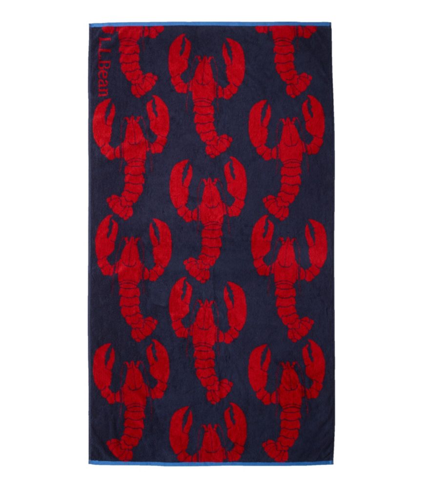 Seaside Beach Towel, Lobsters Beach Towels & Outdoor