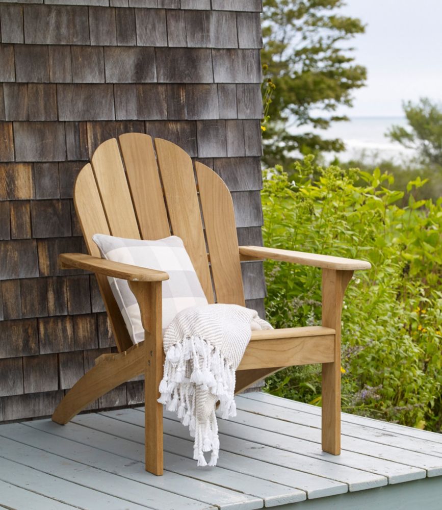 Teak Adirondack Chair Chairs at L.L.Bean