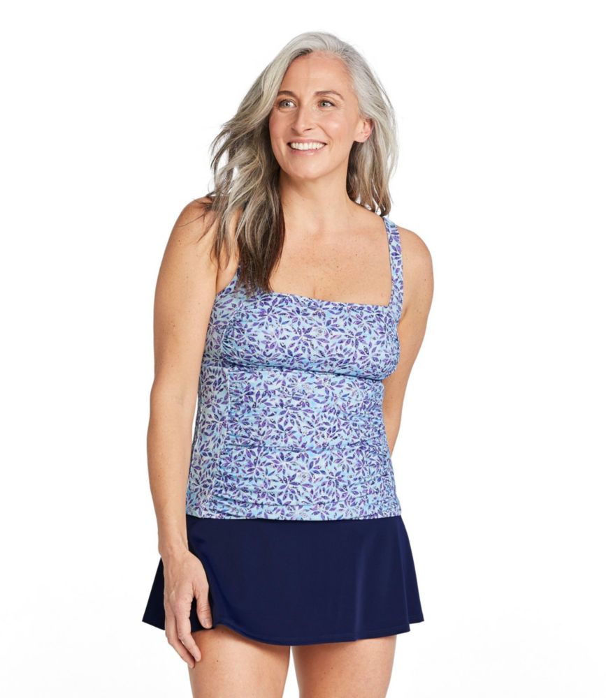 Women's L.L.Bean MixandMatch Swimwear, Squareneck Tankini Print Tops at L.L.Bean