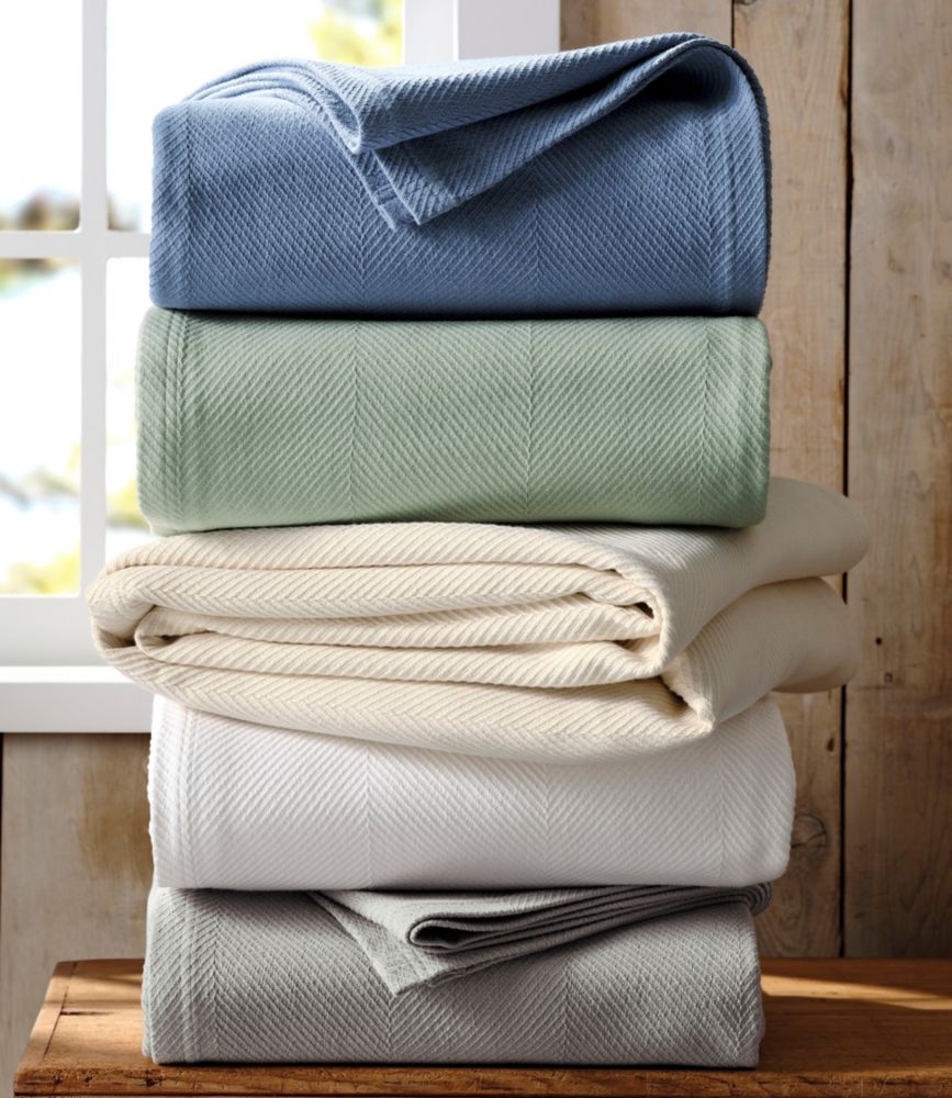 Organic Cotton Blanket Blankets & Throws at L.L.Bean