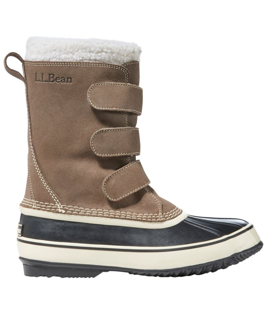 Men's LLBean Snow Boot Hook and Loop Suede Boots at L.L.Bean