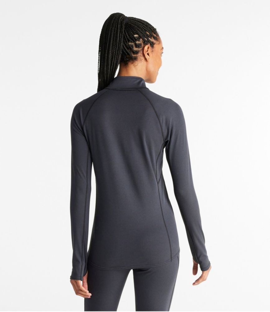 Women's L.L.Bean Midweight Base Layer, 1/4 Zip Base Layers at L.L.Bean