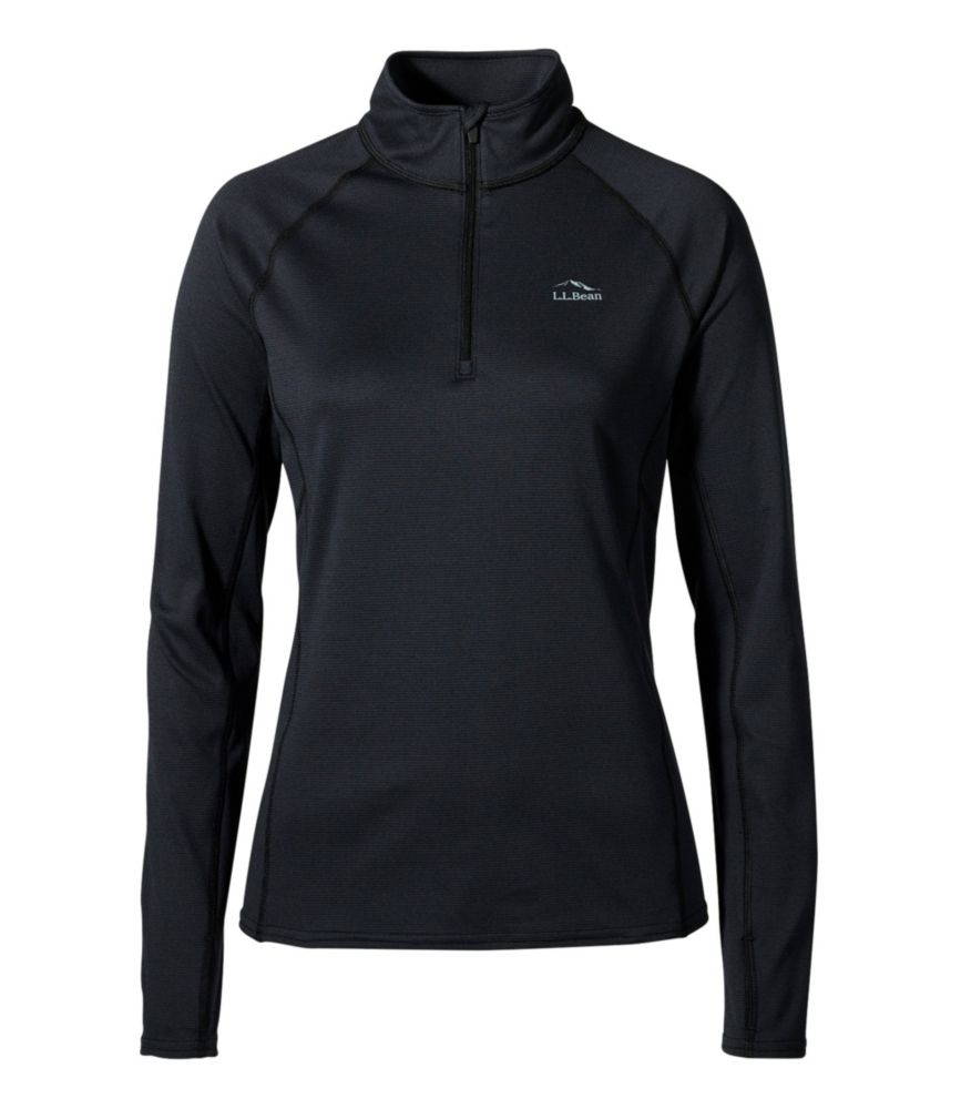 Women's L.L.Bean Midweight Base Layer, 1/4 Zip Base Layers at L.L.Bean