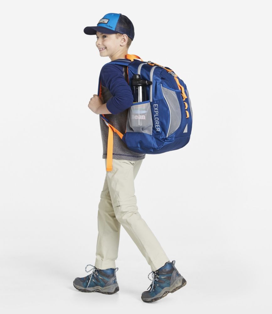 L.L.Bean Explorer Backpack, 25L, Colorblock Ages 8 to 12 at L.L.Bean