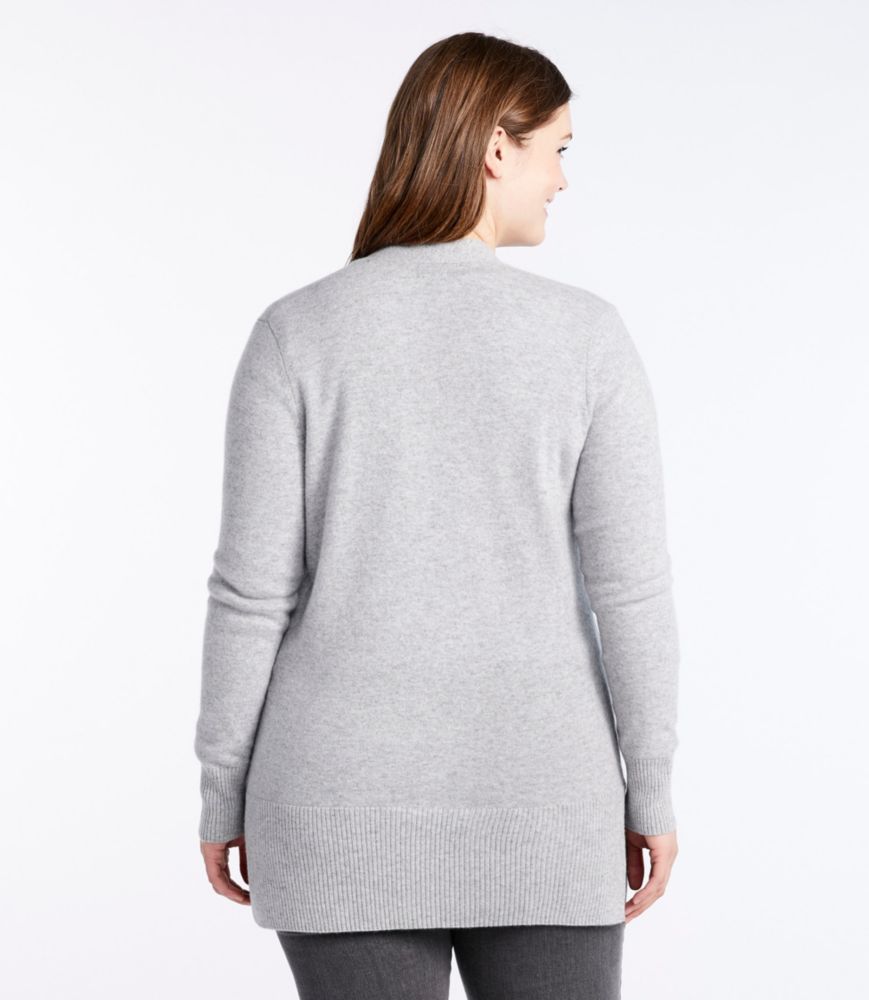 Women's Classic Cashmere Open Cardigan with Pocket