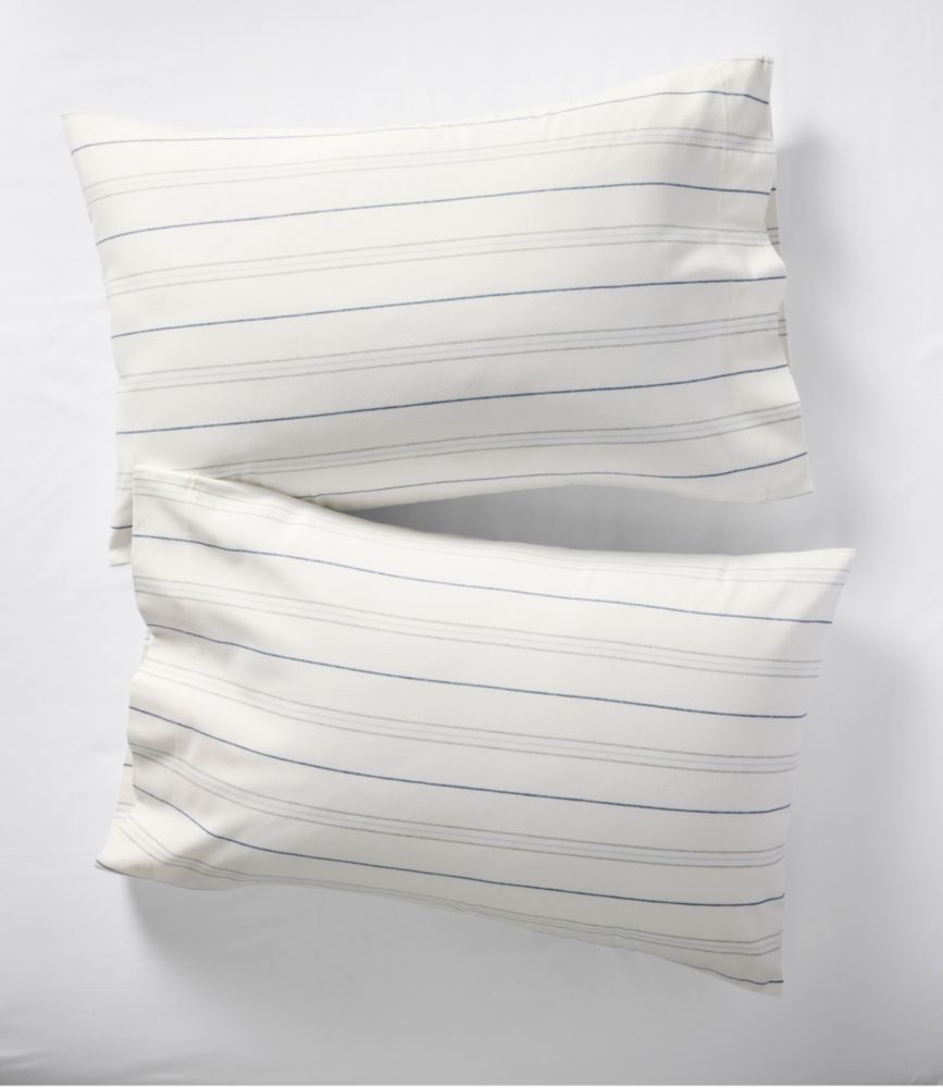 Organic Flannel Sheet Collection, Stripe Sheets at L.L.Bean