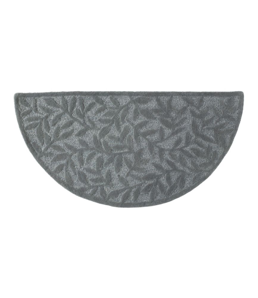 Wool Hearth Rug, Crescent, Leaf Fireplace & Hearth at L.L.Bean
