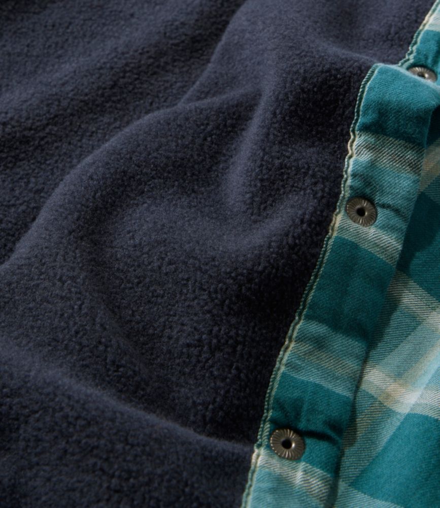 Women's FleeceLined Flannel Shirt, SnapFront Plaid Shirts & Tops at