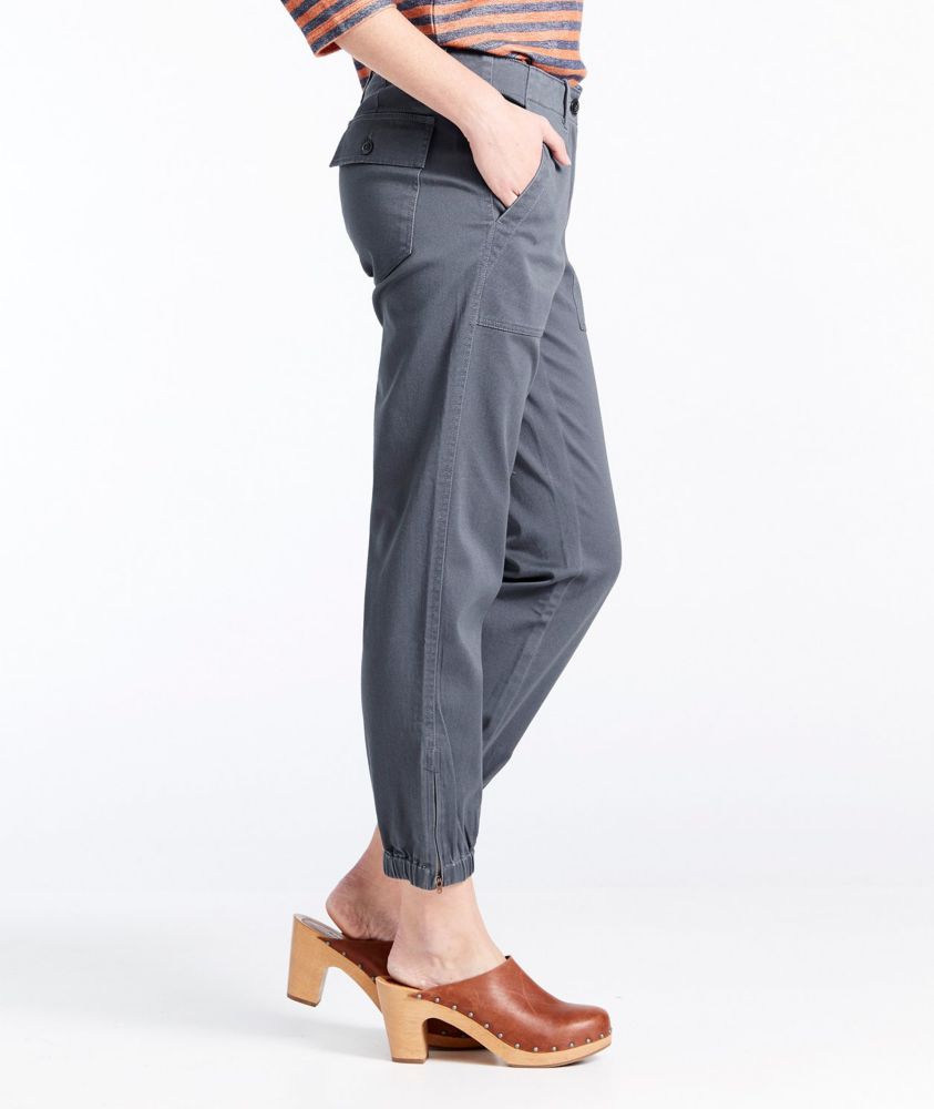 Women's Signature Washed Twill Elastic Cuff Pants