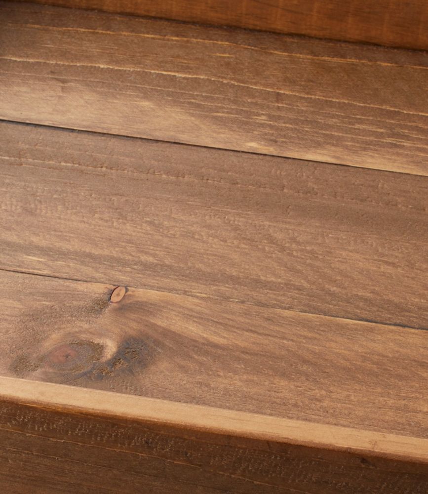 Rustic Wooden Two Tier Boot Tray Storage at L.L.Bean
