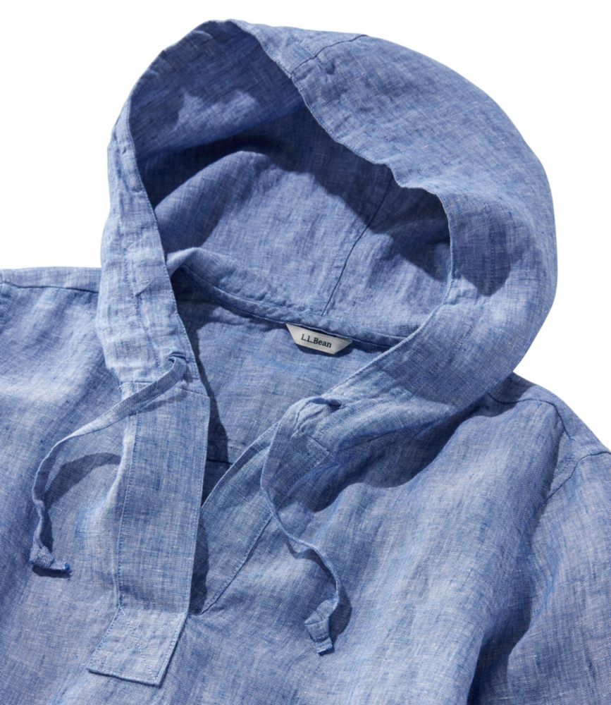Women's Premium Washable Linen Hoodie Shirts & Tops at L.L.Bean