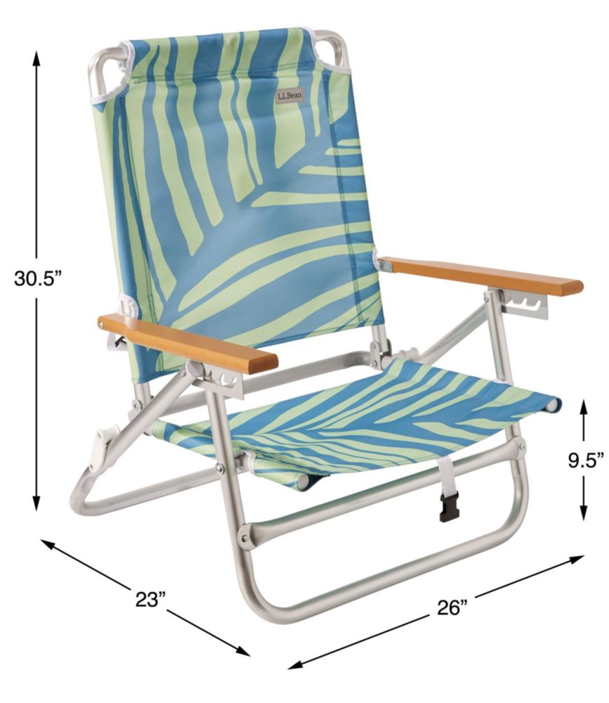 Backpack Beach Chair, Print Camping & Hiking at L.L.Bean