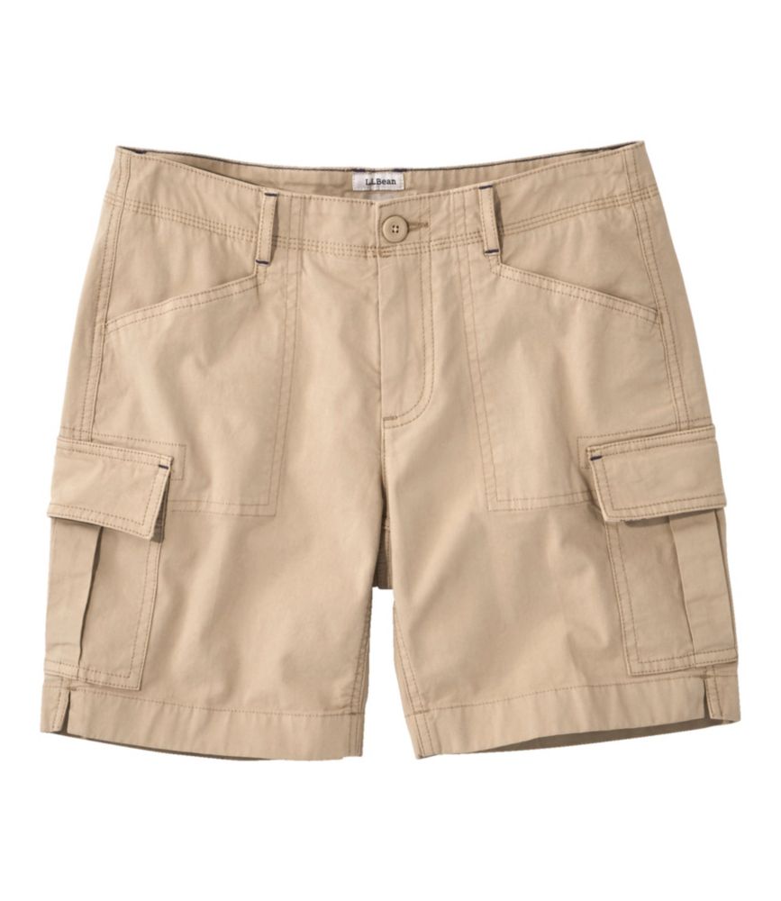 Women's Stretch Canvas Cargo Shorts
