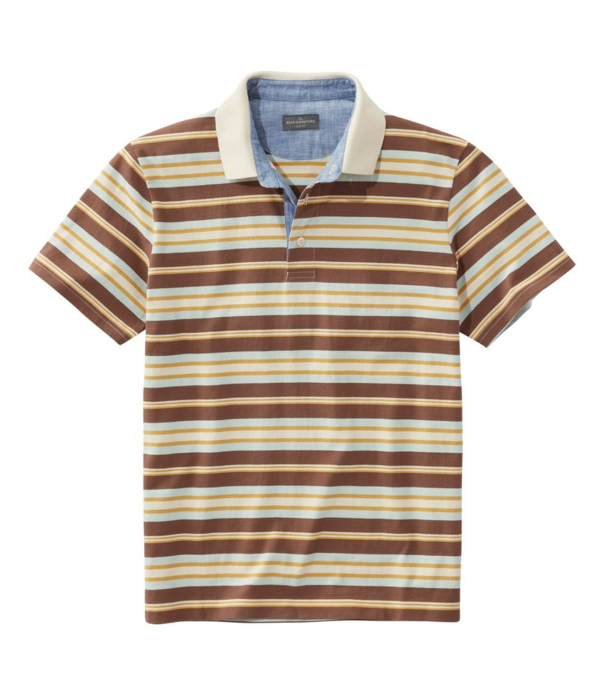 Men's Signature Polo Shirt, ShortSleeve, Stripe Polo Shirts at L.L.Bean