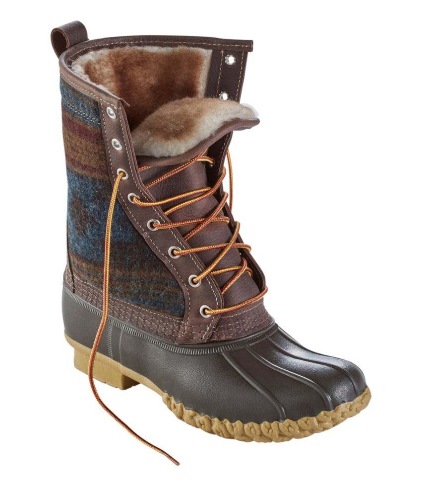 Women's Bean Boots, 10" ShearlingLined Boots at L.L.Bean