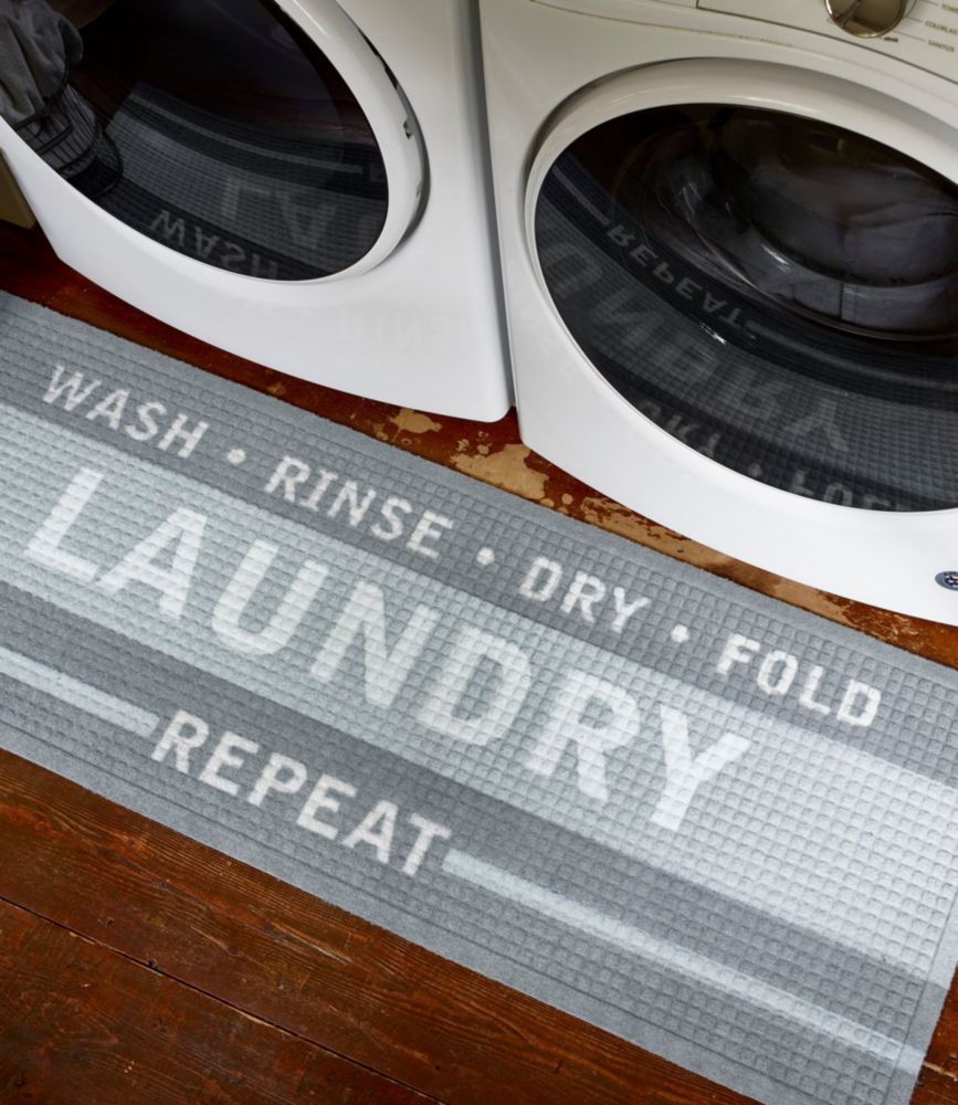 Heavyweight Recycled Waterhog Laundry Room Mat Runner Waterhog Mats