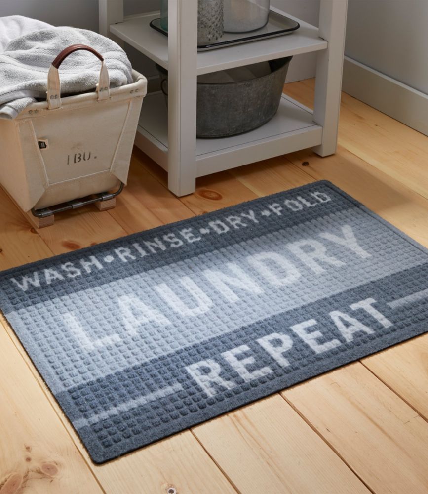 Heavyweight Recycled Waterhog Laundry Room Mat Waterhog Mats at L.L.Bean