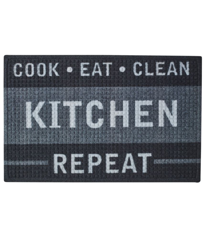 Heavyweight Recycled Waterhog Kitchen Mat Waterhog Mats at L.L.Bean