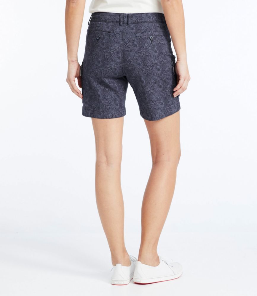 Women's Stretch Canvas Cargo Shorts, Print